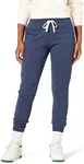 Amazon Essentials Women's French Terry Fleece Jogger Sweatpant (Available in Plus Size), Navy Heather, Small