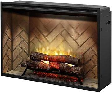 Dimplex Revillusion® 42" Built-in Firebox (Model: RBF42), 4435/6739/8786 BTU. 120/208/240 Volt, 1375/1975/2575 Watt, Herringbone