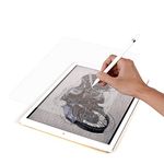 iPad Pro 12.9 (1st, 2nd Generation, with Home Button) Paper Texture Screen Protector, Anti Glare/Paper-Like/Matte/Made in Japan/Apple Pencil Compatible/Scratch Resistant/PET[1 Pack]