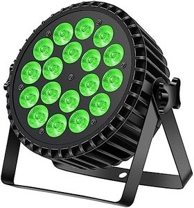 200W LED Par RGBW Stage Light dmx512/Auto/Voice/Master-Slave Control Par Light Disco Effect Light, Infinite Color Mixing/Rainbow Effect for Party Bar Show Halloween Wedding