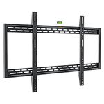 VonHaus TV Wall Bracket for 60-100" Screens, Ultra-Slim TV Bracket with Spirit Level, Flat to Wall Mount, 100kg Capacity, Max VESA: 900x600mm