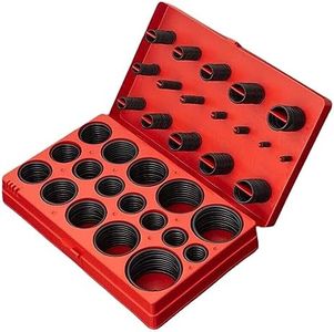 826 Pcs Rubber O Rings Assortment Kits, 64 Size Universal Metric Nitrile NBR Rubber Washer with Pick and Hook Set for Automotive Faucet Pressure Plumbing Sealing Repair, Air or Gas Connections