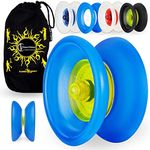 Henrys COBRA YoYo - Professional Yo-Yo Set + Instructional Book of Tricks + Travel Bag! (Ice / Red)