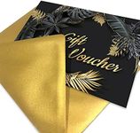 Gift Vouchers with Envelopes, Black