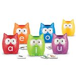 Learning Resources Vowel Owls Sorting Set, 4 x 3 in