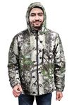 WildRoar Winter Jacket- Detachable Hood- Full Sleeves- Cold Forest Camo- Medium Size