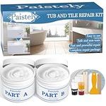 Shower Tray Repair Kit, 200g Tub, Tile and Shower Repair Kit, Waterproof and Leak-Proof Bathtub Repair Kit, Bath Repair Kit to Repair Scratches, Holes, Cracks (color match)