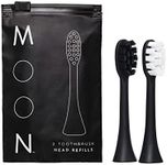 MOON Sonic Electric Toothbrush Replacement Brush Heads 2 Pack