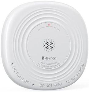 Heiman 10-Year Sealed Battery Smoke Detector with EOL Alert, Photoelectric Smoke Alarm, ETL Listed to UL 217 10th Ed., for Bedroom, Living Room, Hallway& Basement,1-Pack