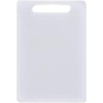 Chef Aid Large White Poly Chopping Board, multipurpose anti-slip surface, easy clean and dishwasher safe with handle, 40 x 30 X 0.4 cm, Other colour options available.