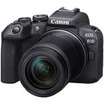 Canon EOS R10 24.2MP RF-S18-150 F/3.5-6.3 IS STM Mirrorless Camera (APS-C Sendor, 4K UHD Video) for Wedding & Content Creators - Black