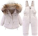 Bestgift Baby Boys Girls Snowsuit D