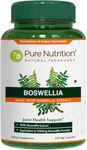 Pure Nutrition Boswellia Serrata Extract 600mg | Made with 65% Boswellic Acids. (Equivalent to 9000mg Boswellia Powder) | Joint Health Support | Non GMO | 120 Veg Capsules