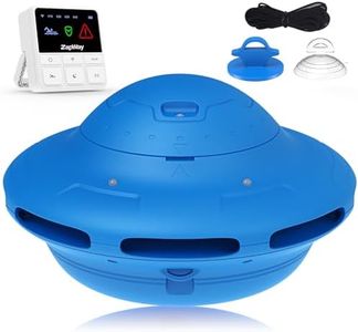 Pool Alarm with App & Home Receiver, 110dB Loud Floating Pool Alarms for Inground & Above Ground Pools, Adjustable Sensitivity, Extra Water Protection for Kids & Pets, Blue