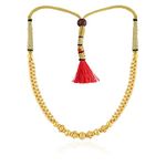 Malabar Gold & Diamonds Gold Necklace for Women 22k | Traditional Gold Thushi necklace 22kt | 22 kt (916) BIS Hallmark Gold Tushi for Birthday, Anniversary, Diwali & Festival Gift