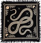 ASAV Tarot Altar Cloth Golden Snake