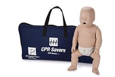 CPR Savers Prestan Professional Infant CPR Training Manikin with 2019 AHA Feedback Monitor, Medium Skin, PP-IM-100M-MS