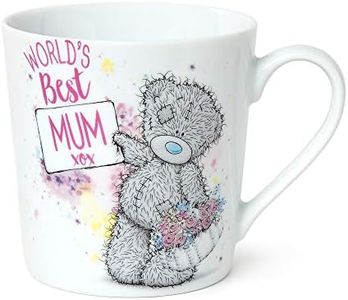 Me to You AGM01053 Tatty Teddy 'World's Best Mum' Mug in a Gift Box - Official Collection, Blue, 330 milliliters