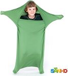 SANHO Premium Sensory Sock, Updated Version, Medium, 50" L x 24" W, Good for Height:47"- 63" Green