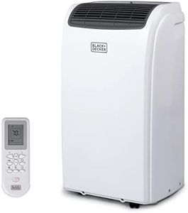 BLACK+DECKER Air Conditioner, 14,000 BTU Air Conditioner Portable for Room and Heater up to 700 Sq. Ft. with Remote Control, White