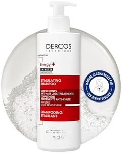 Dercos, Shampooing Stimulant Anti-Chute Energy+, Enrichi en Aminexil, Cheveux Cassants, Vichy, 400ml