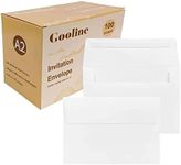 A2 Invitation Envelopes, 4.375 x 5.75 Quick Self Seal Envelopes, 100 Counts of White