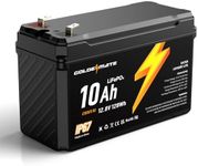 GOLDENMATE 12V 10Ah LiFePO4 Lithium