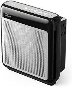 Coway Air Purifier for the home - Airmega 200M (Black) - 3-Stage Filtration with True HEPA, Auto & Eco Modes, Real-Time Air Quality Monitor, Ideal for Large Rooms Up to 112m²