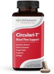 Circulari-T - Natural Blood Circulation Supplement - Improves Veins and Healthy Restless Legs - Combination of Butcher's Broom, Ginkgo Biloba, Grape Seed Extract, Cayenne, Horse Chestnut (90 Capsules)