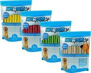 PETHOOD Combo Dog Munchy Chew Sticks Mix Flavours 4 X 500 Gm (Chicken, Mint, Mutton, Natural), Dog Treats, 2 Kg Pack, All Life Stages