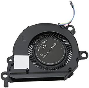 Laptop CPU Cooling Fan, 4Pin Cooling Fan Replacement for HP Spectre X360 13 AE011DX 13 AE013DX 13 AE012DX 13 AE015DX 13 Inch Laptop, DC5V Internal Cooler Fan (GPU)