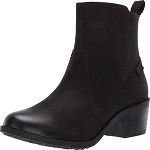 Teva Womens Anaya Leather Ankle Chelsea Boots Black 6.5 Medium (B,M)
