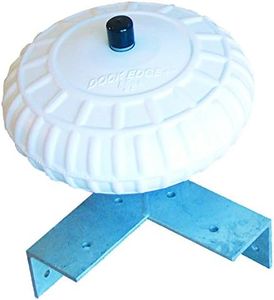Dock Edge Corner Mount Dock Wheel (9-Inch, White)