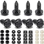 8 Sets License Plate Screw Kit, Sta