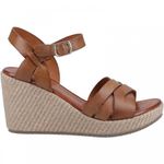 Hush Puppies Women's Phoebe Wedge Sandal, Tan, 5 UK