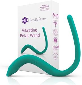 IntimateRose Vibrating Pelvic Wand, Pelvic Floor Muscle Trigger Point Massager, Perineal Massage Tool for Pelvic Physical Therapy & Pain Relief, BPA-Free, Latex-Free (Vibration)