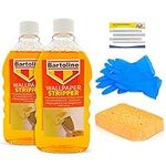 Wallpaper Stripper Bundle for Fast Removal - 2 x Stripping Liquid Bundled with Sponge and Latex Free Gloves - Wallpaper Remover Kit - by Decorator's Friend