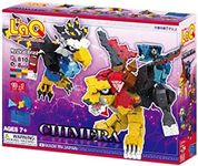 LaQ Mystical Beast Chimera - 10 Models, 810 Pieces | Awesome Dragon Phoenix Griffin Creatures | Japanese Building & Construction Toy | Sensory Building Model kit for Kids and Adults