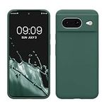 kwmobile Case Compatible with Google Pixel 8 Case - TPU Silicone Phone Cover with Soft Finish - Forest Green