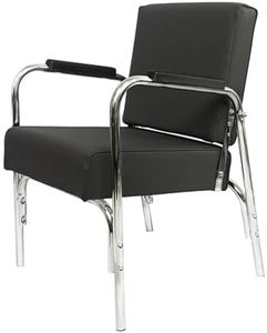 Chromium 'Ella' Professional Auto Recline Shampoo Chair [5028] by PureSana, Premium Vinyl Material, High Density Foam Cushions and Durable Steel Construction.