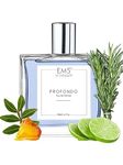 EM5™ Profondo EDP Perfume for Men | Aromatic Marine Citrus Fragrance | Strong & Long Lasting Spray | Luxury Gift for Him