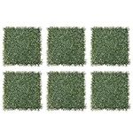 flybold Grass Wall Panels 20X20 - Pack of 6 Outdoor Decor Garden Fence - Artificial Boxwood Panel - Greenery Backdrop Wall - Fake Grass Wall Backdrop, Privacy Fence for Backyard Decor