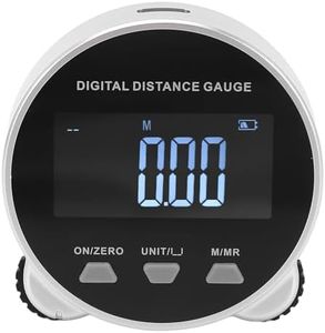 Gugxiom Electronic Digital Tape Measure, Digital Measuring Tape with 200m Measuring Range, Mini Tape Measure with LCD Digital Screen, Supports 10 Sets of Data Storage