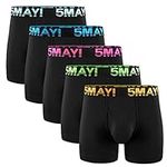 5Mayi Mens Underwear for Men Boxer Brief Cotton Men's Boxer Briefs Pack