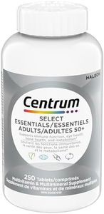 Centrum Adult Select Essentials Mulitvitamins/Minerals Supplement for Men & Women 50 Plus, 250 Tablets