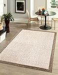 eCarpetGallery Sisal Area Rug, 5'3" x 7'7" Ivory (247698)