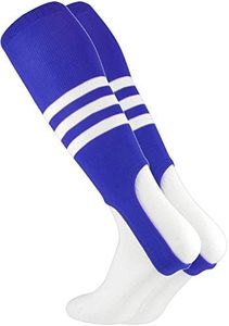 TCK Striped Baseball Stirrups Pattern B (Royal/White, Large)