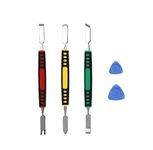 WiredCom® 5 in 1 Dual Ends Metal Spudger & Plastic Guitar Picks Pry Opener for Laptop Tablet Mobile Phone Opening Repair Tool