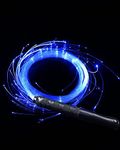 SZYICONG 6ft LED Fiber Optic Whip Dance, USB Rechargeable, 7 Colors, 4 Modes, Rainbow Bright Lights Effect, Great for Rave Party, Music Festival, Stage Show, Carnival Activities