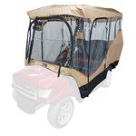 Toiles VR 4 Passenger Golf Cart Rain Enclosure Cover - Beige